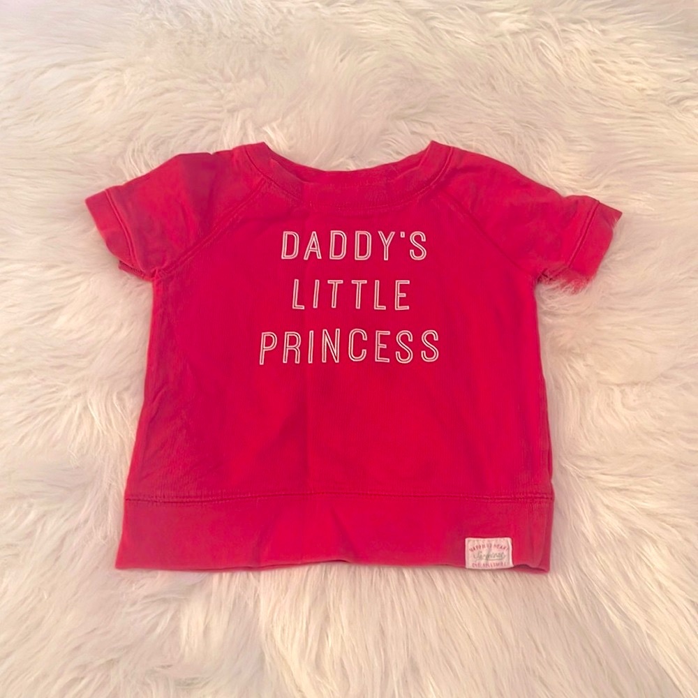 Girls 2T Pink Short Sleeved Sweatshirt